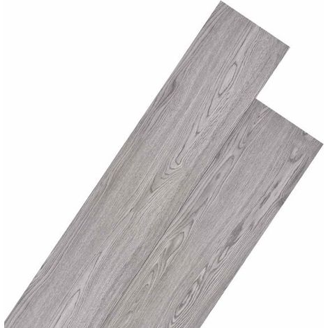 Ensemble de revêtement de sol 18 pièces, gris foncé, 5,26 mètres carrés, matériau PVC. (1/5)