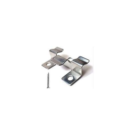 Lot de 100 clips de fixation pour terrasse en composite avec vis en acier inoxydable（hauteur 1 cm） (1/5)