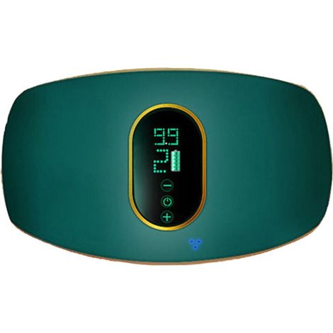 Ceinture abdominale haute fréquence vibration - Pétrissage uniforme USB - Infrarouge lointain - Amincissement vert (1/4)