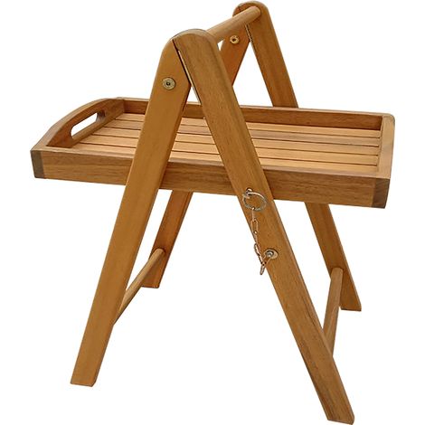 Mesa auxiliar plegable Thea - Acacia