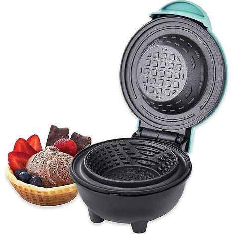 Mini Waffle bol machine 220V petit déjeuner œuf Tart glace crème et Roll pour maison cuisine WaffleMaker prise (1/5)