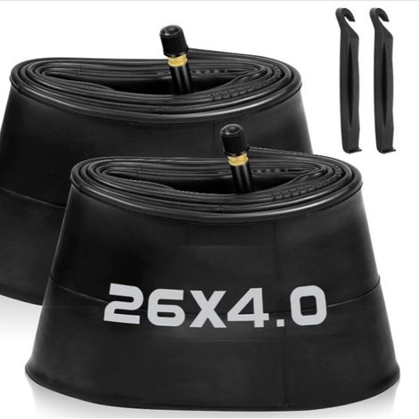 Chambres à air de vélo de route 26 pouces (26x4.0), caoutchouc butyle, embouts en caoutchouc, chambres à air pour buggy de plage, accessoires de vélo. (1/4)