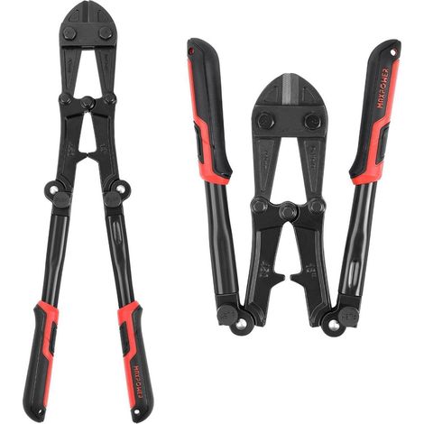 Bolzenschneider 450 mm klappbar bis 6 mm gehärtete Cr-Mo-Backen (1/5)