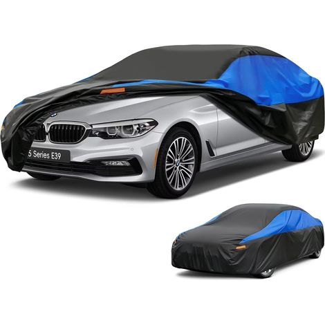 Bâche Voiture Exterieur Respirante, Compatible avec 5 Serie E39(1995-2010) Housse de Protection Voiture Extérieur, Toutes Saisons Peuvent Tout Gérer Contre Pluie Soleil Poussière.,Taille pour 5 Serie (1/5)