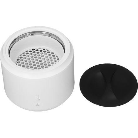 Nettoyeur ultrasonique en acier inoxydable, 3 vitesses réglables, 42KHz, machine de nettoyage 480ml, prise UE 220-240V (1/5)