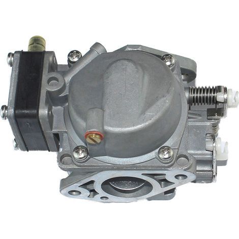 Carburador completo para motor fueraborda Mercury/Tohatsu de dos tiempos y 9,8 caballos de fuerza, compatible con 803687T04 y 803687T01. (1/4)