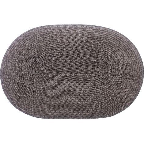 Set de Table Intérieur et Extérieur Jacquard PP Anti-Fuite et Imperméable - Nappe 30x45cm Unitaire Noir Rouge Bleu Vert Café Jaune Gris