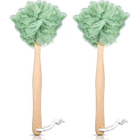 Éponge de bain Toem Loofah pour le dos Fibres de charbon de bambou Éponge de bain (1/5)