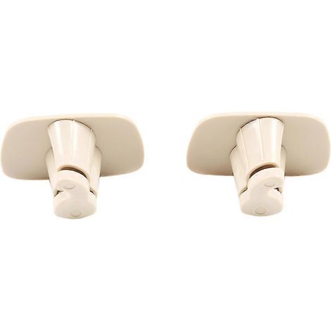 2pcs Voiture Beige Abs Intérieur Crochets de toit Vêtements Cintre Crochet Garniture pour V90 S90 Xc40 Xc60 Xc90 2015-2020 (1/5)