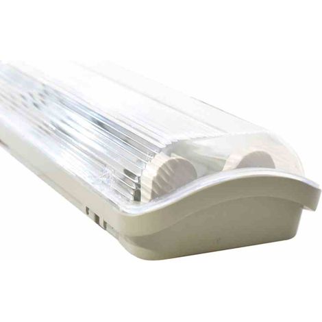 Réglette étanche 2x120 cm LED Eko-Light EKH6432 grise (1/3)