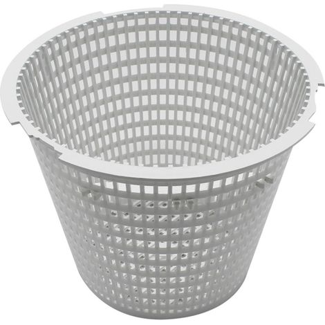 Linxor – Panier rond pour skimmer de piscine – Diamètre 20.4 cm – Blanc – Remplacement facile pour entretien piscine