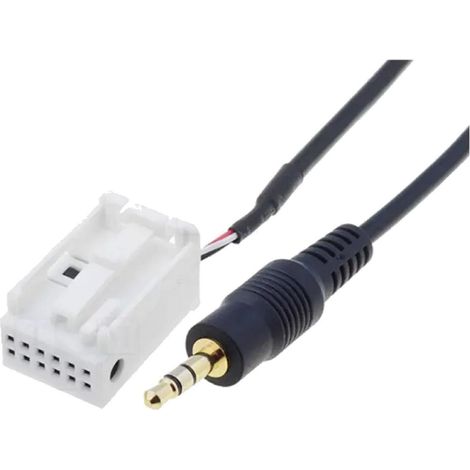 Faisceau entree AUX autoradio origine compatible avec VW Mini Fakra en JACK3-5
