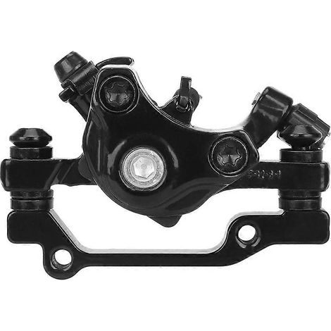 Fahrradscheibenbremsen, 180 mm/160 mm Bremszangen vorne/hinten, seilzugunterstütztes Bremssystem, sanftes Bremsen. (1/5)