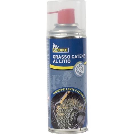 Grasso catene spray doppio erogatore - Protegge da acqua e resistente in ambienti salini - capacitÃ  200 millilitri (1/4)