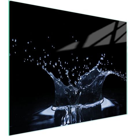 PLANCHE À DÉCOUPER EN VERRE 52x40 EAU (1/5)