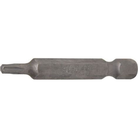 Embout Torx - T15 - 50 mm - 6,3 mm (1/4") - Acier Chrome-Vanadium - Unité
