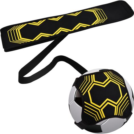 Entraîneur de football avec cordon, accessoires d'entraînement et adapté aux enfants, aux adultes et aux footballeurs équipement d'entraînement pour ballons de football de tailles 3, 4 et 5 (1/5)