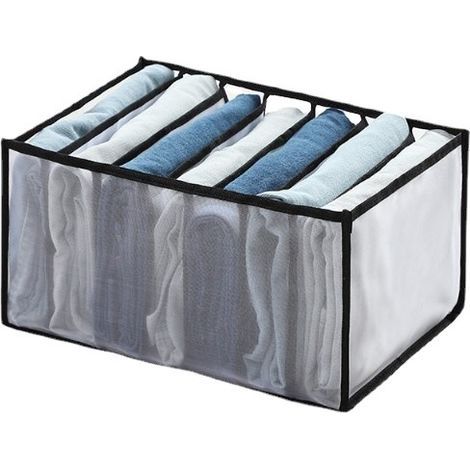 Caja de almacenamiento para ropa interior, caja de almacenamiento plegable para calcetines, caja con cajones, para guardar sujetadores, calcetines y bragas. (1/5)