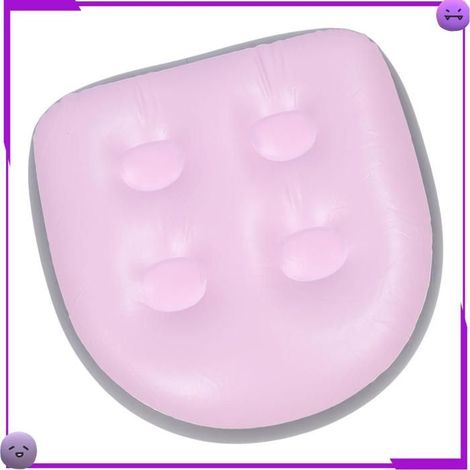 Fafeicy Coussin gonflable de spa Coussin gonflable pour Spa, tapis de bain à remous, oreiller de parapharmacie fauteuil Rose Rose (1/5)