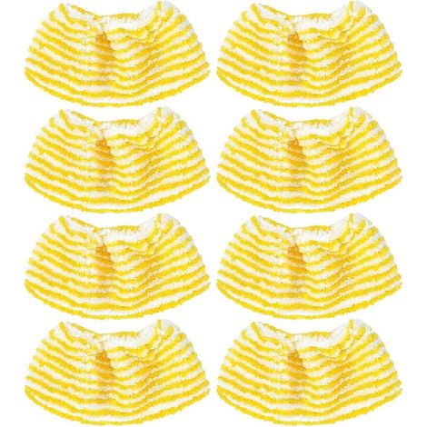 Chiffon Microfibre - Pour Nettoyeur Vapeur Easyfix SC2 SC3 SC4 SC5 - Lot de 8 Pièces (1/5)
