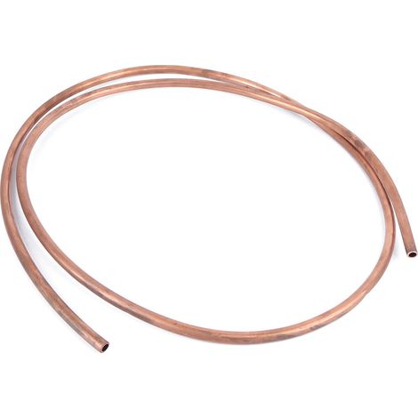Tube souple en cuivre C1100 T2 de 2 m, pour climatiseur/réfrigérateur, diamètre extérieur 10 mm / diamètre intérieur 8 mm