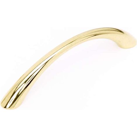 MANIGLIA IN METALLO MODERNA ORO LUCIDO 64MM TIPO E