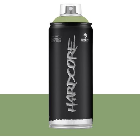 Bombe de peinture aérosol MTN Hardcore Vert Rambo (RV-250) 0,4 L (1/2)