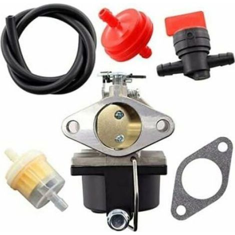 Carburateur - Pour Moteur Ohv - Compatible Avec Tondeuse À Gazon Veilleuse - Kit De 3 Pièces (1/5)