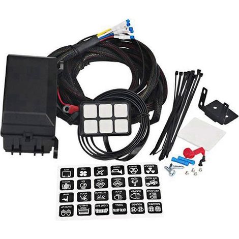 Boîtier de commande de circuit à relais électronique à 6 interrupteurs -- (1/5)