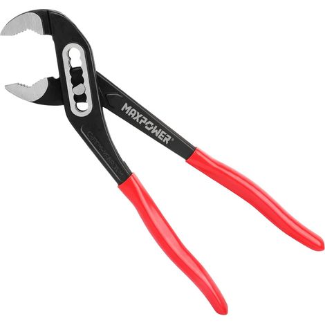 MAXPOWER Water Pump Pliers, Quick Adjust Tongue and Groove Pliers with Non-Slip Rubber Handle，for Tightening & Loosening Nuts, Bolts, Pipe-25mm（10"）standard (1/5)