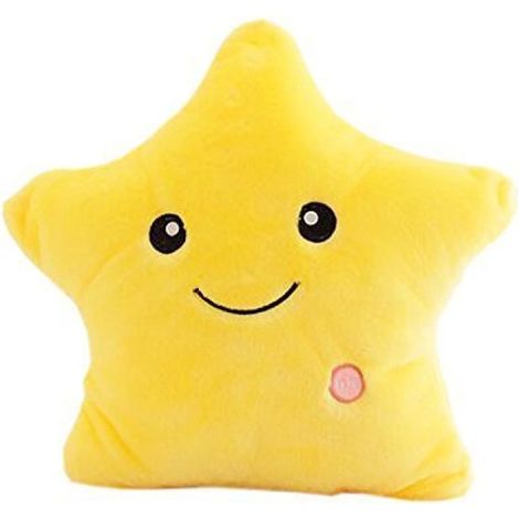 1 Coussin étoile LED, multicolore, peluche douce, décoration chambre, cadeau enfant (1/5)