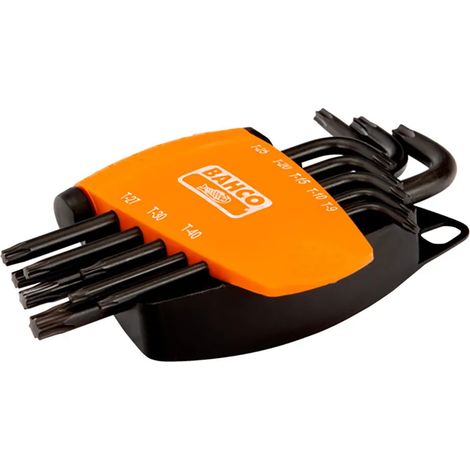 Chiavi torx bahco be-9585 acciaio fosfatato 8 pezzi