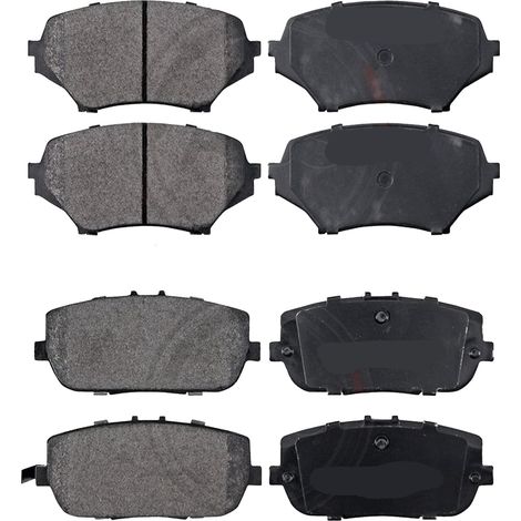 KIT PASTIGLIE FRENO ANTERIORI E POSTERIORI compatibile con MERCEDES-BENZ CLA/SHOOTING BRAKE (X117) / PASTIGLIE FRENANTI AUTO OEM P 50 093,P 50 140 / SOSTITUZIONE DIRETTA / BASSA POLVERE / SILENZIOSO