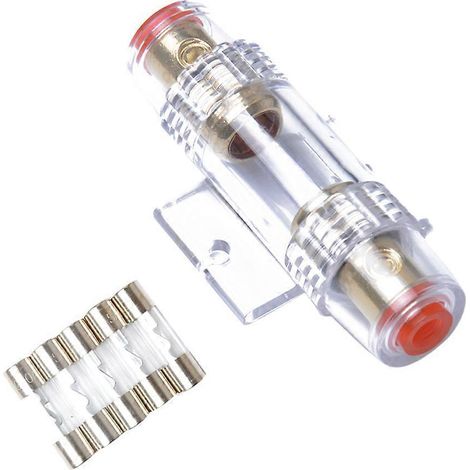 Porte-fusible en ligne AGU de calibre 4/8 AWG avec 5 fusibles de 60 ampères (1/2)