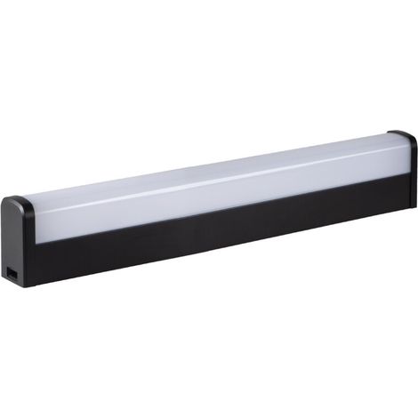 Lampada da parete LED – IP44  15W – 1600lm – rettangolare – nera (1/5)
