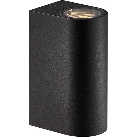 Applique murale ASBOL Round Aluminium Noir, H.15 - IP44 - LED Module /Nordlux Extérieur (1/5)
