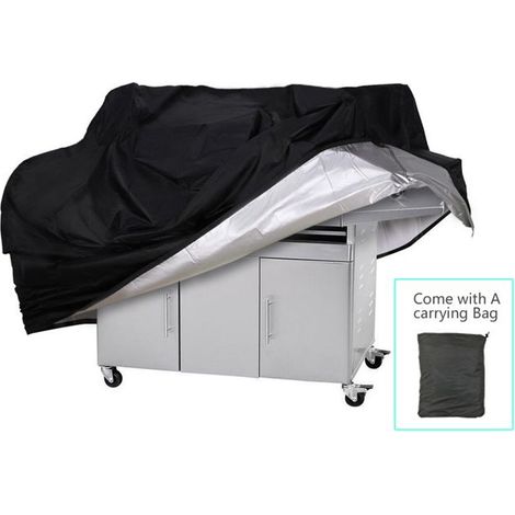 Housse Barbecue XL 170x61x117cm pour Extérieur Protection BBQ Imperméable Oxford 210D Anti-UV Durable (1/4)
