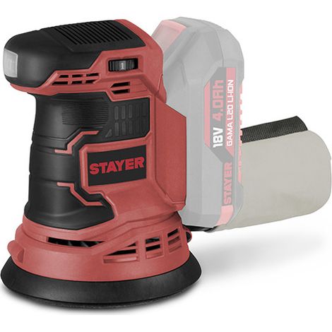 STAYER LOM L20 Levigatrice Roto-Orbitale a batteria Senza Batterie