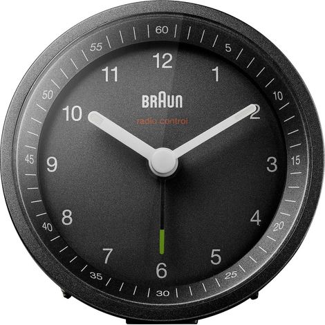 [GEBRAUCHT] B-Ware Braun  Funkwecker Wecker Uhr Analog Dcf77 Kunststoff Schwarz68