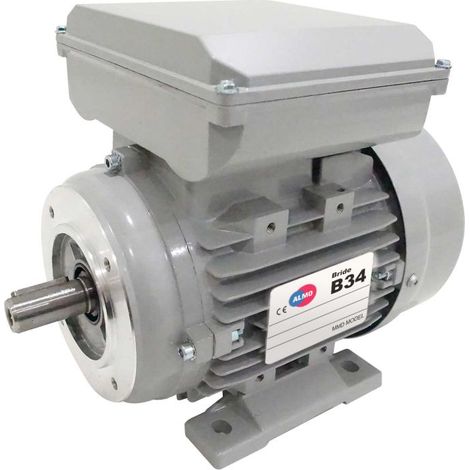 Moteur Électrique 220 V Double Condensateur MMD71G4B34 0,55 CV Moteur Monophasé 0,37 kW 1500 tr/min Bride B34