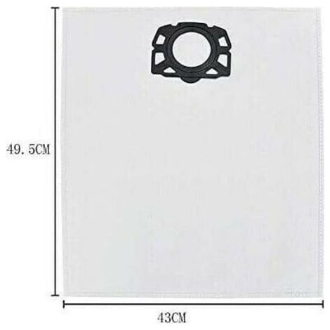 Lot De 10 Sacs Pour Aspirateur Karcher Wd4 Wd5 Wd6 Mv4 Mv5 Mv6 (1/4)