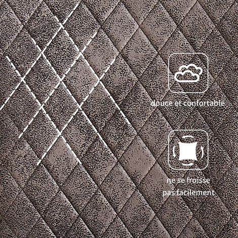 Jymtom – Lot de 6 chaises hautes en daim PU gris foncé – Dossier ergonomique – Pieds en métal – Charge max 100 kg – Pour salle à manger et salon