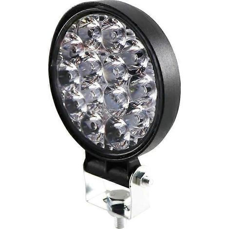 Mini barre LED tout-terrain 12V 24V ronde et carrée pour voiture, camion, bateau, quad, 4x4, tracteur, projecteur LED 42W/48W (1/5)