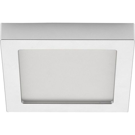 PRIOS Lámpara de techo LED 'Alette' en Gris Aluminio