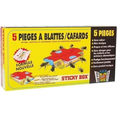 Piège à cafards x5 DIGRAIN I8025 (1/4)