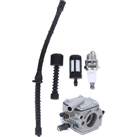 Carburateur de rechange pour tronçonneuse Stihl 038 : pièce anodisée, légère et robuste. Surface anodisée. (1/5)