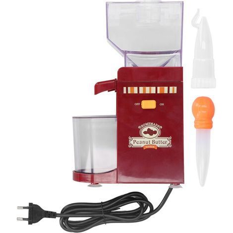 Machine à beurre de cacahuètes, broyeur de grains électrique domestique antidérapant, Machine à noix de sésame pour arachides, amandes, noix de cajou, noisettes, prise ue 220V (1/5)