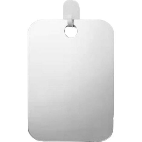 Miroir De Douche Grande Grand Miroir De Douche Antibuée sans Cadre Rasage,Miroir De Douche Grande Miroir acrylique robuste et léger, 20×25 cm, avec suspension adhésive,pour la douche et le voyage (1/5)