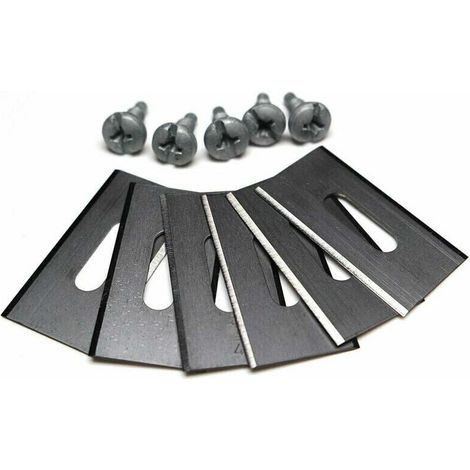 Lot de 30 lames de gazon pour Husqvarna avec double lame aiguisée en acier inoxydable, (1/5)