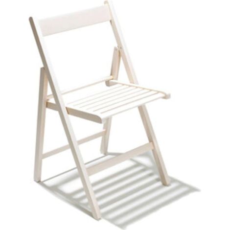 SEDIA PIEGHEVOLE LIBERTY BIANCO - 4 pezzi